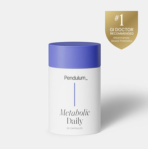 Pendulum Metabolic Daily - Multi-Strain Probiotic with Akkermansia muciniphila to Support Metabolism and Sustain Energy Levels - for Women and Men - 30 Capsules (1 Pack)